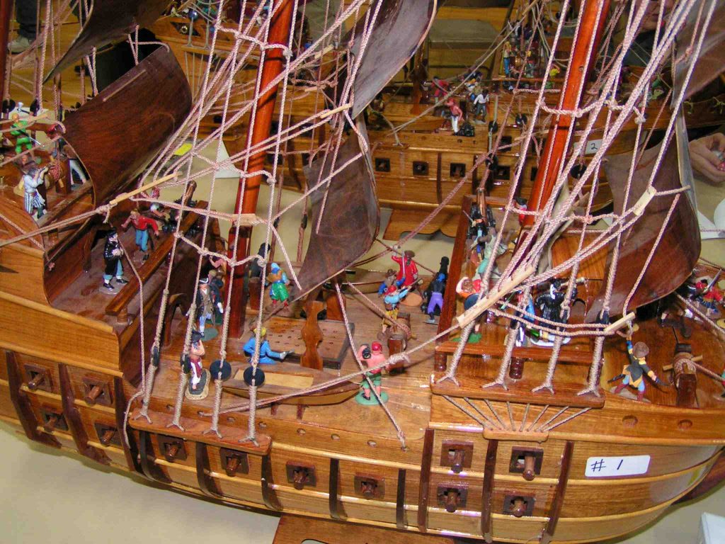 Pirate ship close-up