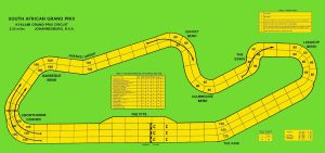 Kyalami race track of the South African Grand Prix.